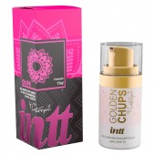 Возбуждающий гель Golden Chups с малиновым ароматом - 17 мл. - INTT - купить с доставкой в Хабаровске