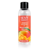 Массажное масло Sexy Sweet Juicy Mango с феромонами и ароматом манго - 75 мл. - Биоритм - купить с доставкой в Хабаровске
