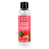 Массажное масло Sexy Sweet Nectar Lychee с феромонами и ароматом личи - 75 мл. - Биоритм - купить с доставкой в Хабаровске