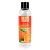 Массажное масло Sexy Sweet Fresh Orange с ароматом апельсина и феромонами - 75 мл. - Биоритм - купить с доставкой в Хабаровске
