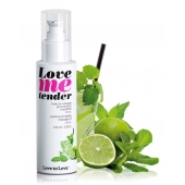 Съедобное согревающее массажное масло Love Me Tender Mojito с ароматом мохито - 100 мл. - Love to Love - купить с доставкой в Хабаровске