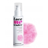 Съедобное согревающее массажное масло Love Me Tender Cotton Candy с ароматом сладкой ваты - 100 мл. - Love to Love - купить с доставкой в Хабаровске