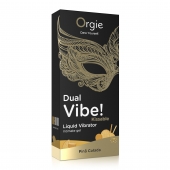 Съедобный гель Dual Vibe Pina Colada с эффектом вибрации и вкусом коктейля пина колада - 15 мл. - ORGIE - купить с доставкой в Хабаровске