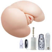 Вибрирующий мастурбатор-попка с ротацией и пультом управления - Baile - в Хабаровске купить с доставкой