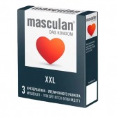 Презервативы увеличенного размера Masculan XXL - 3 шт. - Masculan - купить с доставкой в Хабаровске