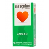 Презервативы анатомической формы Masculan Anatomic - 10 шт. - Masculan - купить с доставкой в Хабаровске