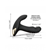 Черный вибромассажер простаты Multi P-Joy с 3 моторами - Dorcel - в Хабаровске купить с доставкой