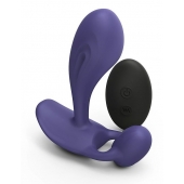 Темно-синий вибромассажер Witty P G Vibrator with Remote Control - Love to Love - в Хабаровске купить с доставкой