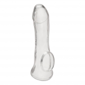 Прозрачная насадка на пенис Transparent Penis Enhancing Sleeve Extension - 15,9 см. - BlueLine - в Хабаровске купить с доставкой