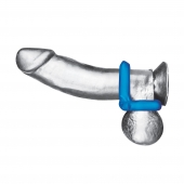 Комплект из 2 эрекционных колец-восьмерок 2-Pack Duo Cock And Ball Stamina Enhancement Ring - BlueLine - в Хабаровске купить с доставкой
