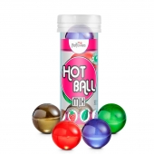 Ароматизированный лубрикант Hot Ball Mix на масляной основе (4 шарика по 3 гр.) - HotFlowers - купить с доставкой в Хабаровске