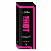 Гель для оральных ласк Oral Hot с согревающим эффектом - 15 гр. - HotFlowers - купить с доставкой в Хабаровске