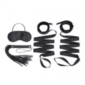 Эротический набор 4PC Bondage Bed Strap   Flogger Kit - Lux Fetish - купить с доставкой в Хабаровске