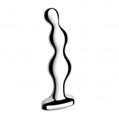 Стальной анальный фаллоимитатор для простаты Stainless Steel Anal Beads - 13 см. - b-Vibe - в Хабаровске купить с доставкой