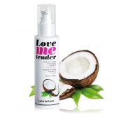 Съедобное согревающее массажное масло Love Me Tender Cocos с ароматом кокоса - 100 мл. - Love to Love - купить с доставкой в Хабаровске