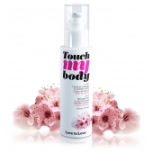 Силиконовый лубрикант 2-в-1 Touch My Body с ароматом вишнёвого цвета - 100 мл. - Love to Love - купить с доставкой в Хабаровске
