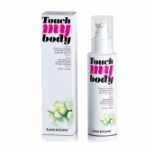 Силиконовый лубрикант 2-в-1 Touch My Body с ароматом моной - 100 мл. - Love to Love - купить с доставкой в Хабаровске