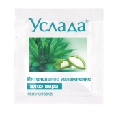 Гель-смазка «Услада с алоэ» - 3 гр. - Биоритм - купить с доставкой в Хабаровске