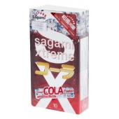 Ароматизированные презервативы Sagami Xtreme COLA - 10 шт. - Sagami - купить с доставкой в Хабаровске