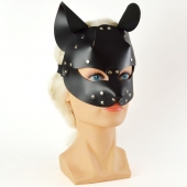 Черная кржаная маска Pussy - Sitabella - купить с доставкой в Хабаровске