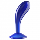 Синяя анальная втулка Flawless Clear Prostate Plug 6.0 - 15 см. - Lovetoy - в Хабаровске купить с доставкой