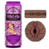 Коричневый мастурбатор-вагина Pleasure Brew Masturbator-Wild Ale в банке - Lovetoy - в Хабаровске купить с доставкой
