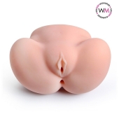 Реалистичный мастурбатор с двумя функциональными отверстиями - Erowoman-Eroman - в Хабаровске купить с доставкой