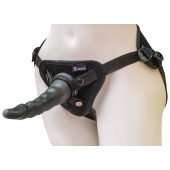 Комплект из трусиков Harness и двух насадок - 20,5 и 18 см. - LOVETOY (А-Полимер) - купить с доставкой в Хабаровске