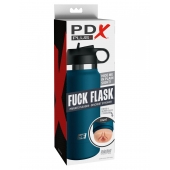 Мастурбатор-вагина в синей колбе F*ck Flask - Pipedream - в Хабаровске купить с доставкой