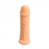 Телесный фаллоудлинитель Extra Size Bubbles - 15,5 см. - Lola Games - в Хабаровске купить с доставкой
