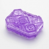 Фиолетовый мастурбатор-стимулятор Tenga Uni Amethyst - Tenga - в Хабаровске купить с доставкой