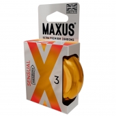 Презервативы анатомической формы Maxus Sensual - 3 шт. - Maxus - купить с доставкой в Хабаровске