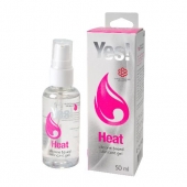 Возбуждающая силиконовая вагинальная смазка Yes Heat - 50 мл. - Sitabella - купить с доставкой в Хабаровске