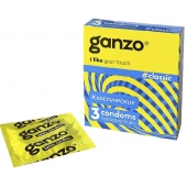 Классические презервативы с обильной смазкой Ganzo Classic - 3 шт. - Ganzo - купить с доставкой в Хабаровске