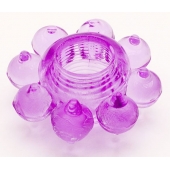 Мягкая фиолетовая гелевая насадка - Toyfa Basic - в Хабаровске купить с доставкой