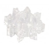 Прозрачное гелевое эрекционное кольцо-звезда - Toyfa Basic - в Хабаровске купить с доставкой