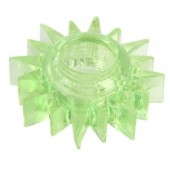 Зеленое эрекционное кольцо-солнце - Toyfa Basic - в Хабаровске купить с доставкой