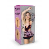 Двусторонний мастурбатор Misha Maver - 22 см. - ФлешНаш - в Хабаровске купить с доставкой