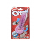 Фиолетовое эрекционное кольцо с вибрацией и пальчиком OYEAH PURPLE - Screaming O - в Хабаровске купить с доставкой