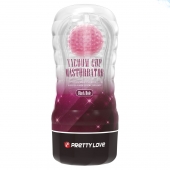 Прозрачный текстурированный мастурбатор Vacuum Cup Masturbator Black Hole - Baile - в Хабаровске купить с доставкой