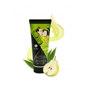 Массажный крем для тела с ароматом груши и зелёного чая Pear   Exotic Green Tea - 200 мл. - Shunga - купить с доставкой в Хабаровске
