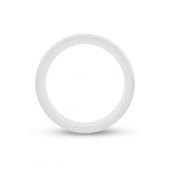 Белое люминесцентное эрекционное кольцо Silicone Glo Cock Ring - Blush Novelties - в Хабаровске купить с доставкой