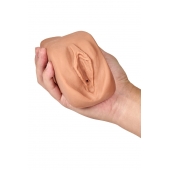 Маструбатор-вагина с вибрацией Soft   Wet Renata Realistic Tan Masturbator - Blush Novelties - в Хабаровске купить с доставкой