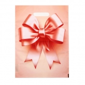 Пакет с принтом в виде банта с вырубной ручкой (30х40 см) - Сима-Ленд - купить с доставкой в Хабаровске