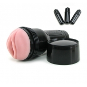 Мастурбатор-вагина Fleshlight - Vibro Pink Lady Touch с вибрацией - Fleshlight - в Хабаровске купить с доставкой