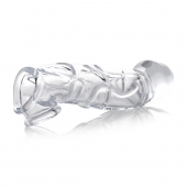 Прозрачная насадка для увеличения члена 2 Inch Clear Extender Sleeve - XR Brands - в Хабаровске купить с доставкой