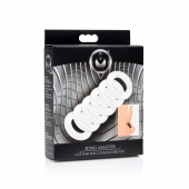 Комплект из 6 прозрачных эрекционных колец Ring Master Custom Ball Stretcher Kit - XR Brands - в Хабаровске купить с доставкой