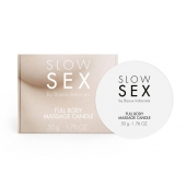 Массажная свеча для всего тела Slow Sex - 50 гр. - Bijoux Indiscrets - купить с доставкой в Хабаровске