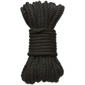 Черная верёвка для связывания и фиксации Bind Tie - 9,14 м. - Doc Johnson - купить с доставкой в Хабаровске