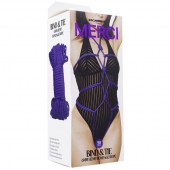 Фиолетовая верёвка для связывания и фиксации Bind Tie - 15,24 м. - Doc Johnson - купить с доставкой в Хабаровске